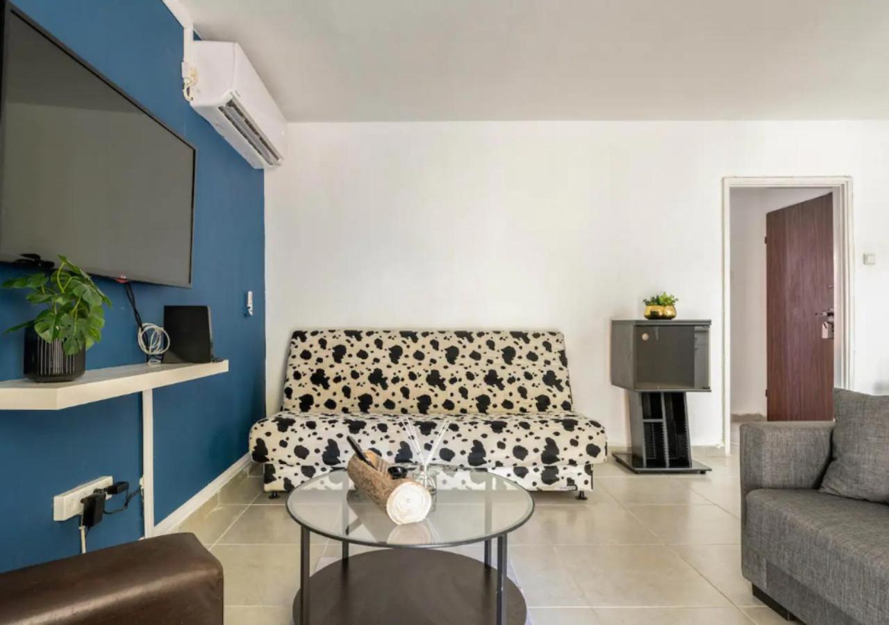 Central 1Br Oasis, Fast Fiber Wifi, Free Parking, Free Netflix With Shelter Haifa Exteriör bild